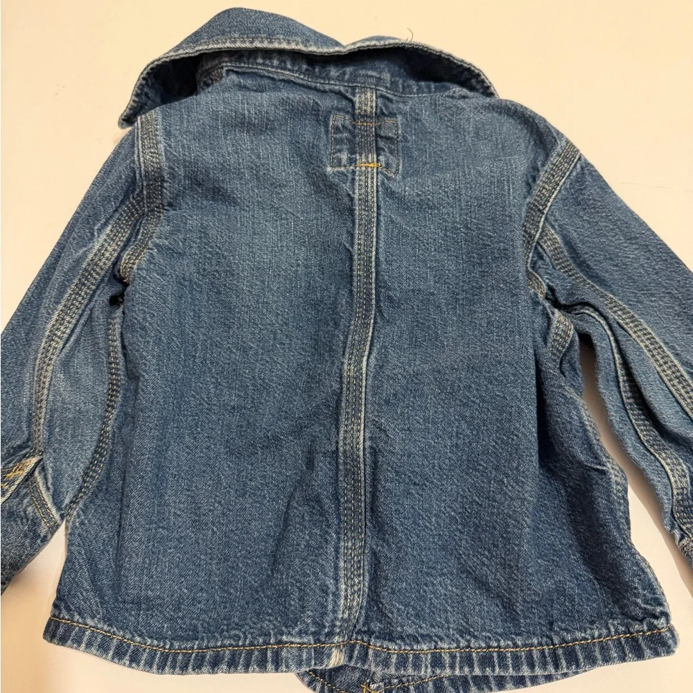 Gap denim kids button jacket